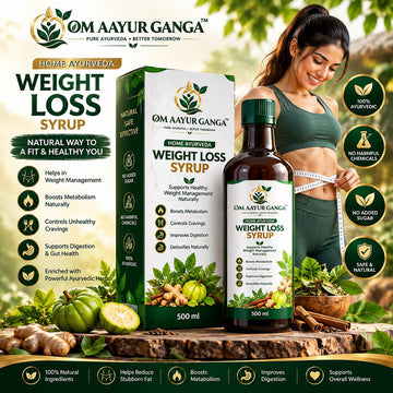 Om Aayur Ganga Ayurvedic Weight Loss Syrup – 500ml
